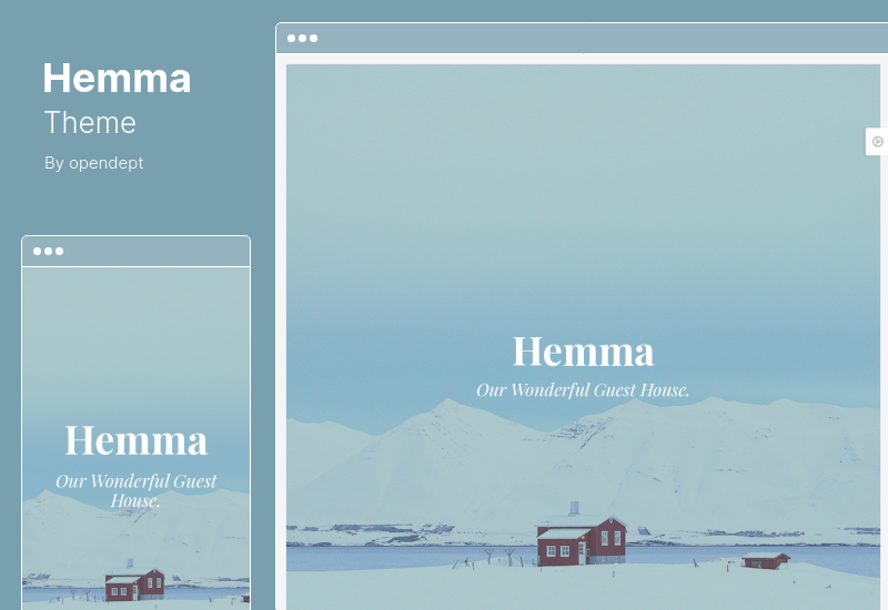 ธีม Hemma - Hotel BnB WordPress ธีม