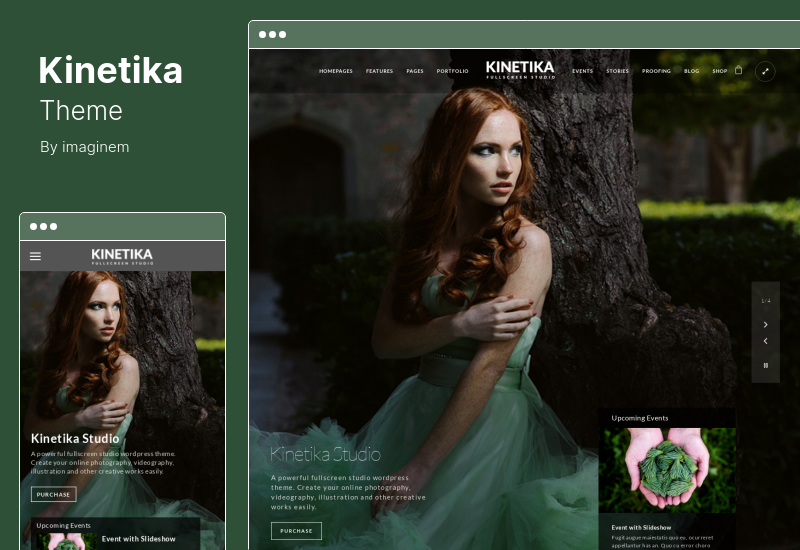 Kinetika Theme - ธีมการถ่ายภาพสำหรับ WordPress