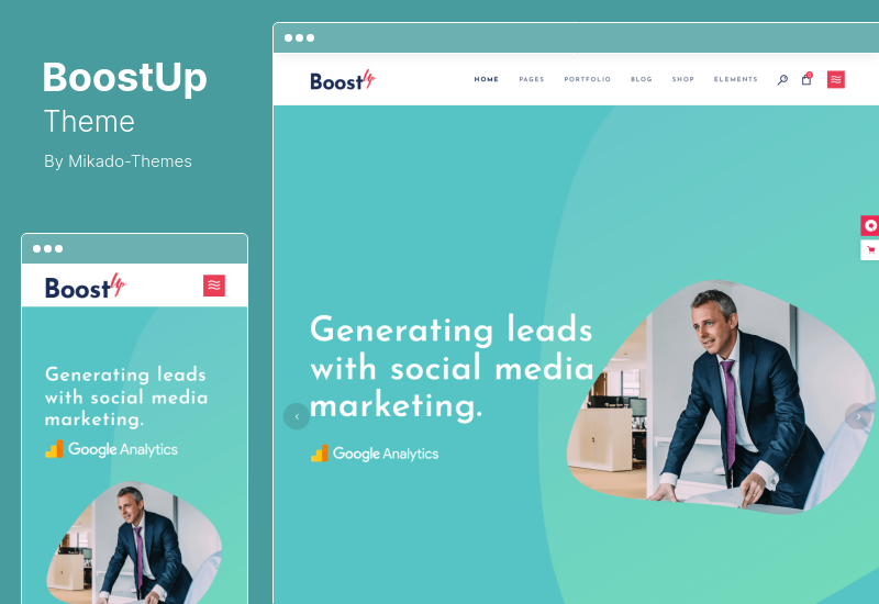 ธีม BoostUp - ธีมหน่วยงานการตลาด SEO