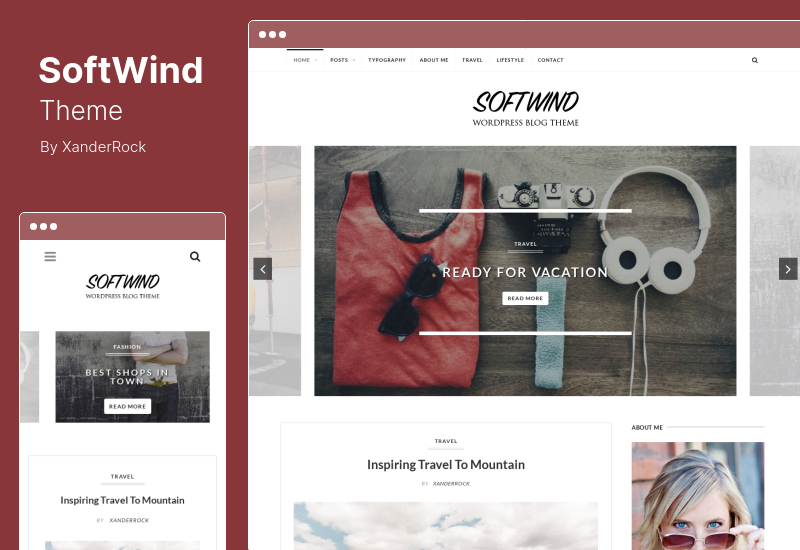 ธีม SoftWind - ธีมบล็อก WordPress ที่เป็นมิตรกับ SEO