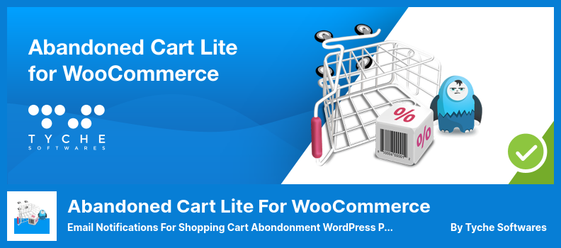 Abandoned Cart Lite สำหรับปลั๊กอิน WooCommerce - การแจ้งเตือนทางอีเมลสำหรับ Shopping Cart Abondonment WordPress Plugin