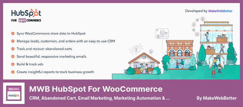 MWB HubSpot สำหรับปลั๊กอิน WooCommerce - CRM, รถเข็นที่ถูกละทิ้ง, การตลาดทางอีเมล, ระบบอัตโนมัติทางการตลาดและปลั๊กอิน Analytics