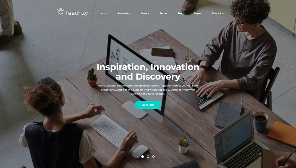 Teachzy 학교 관리 HTML5 템플릿