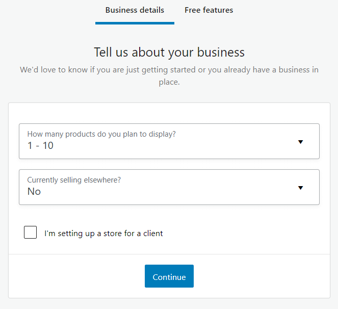 Bize WooCommerce'deki işletme formunuzdan bahsedin