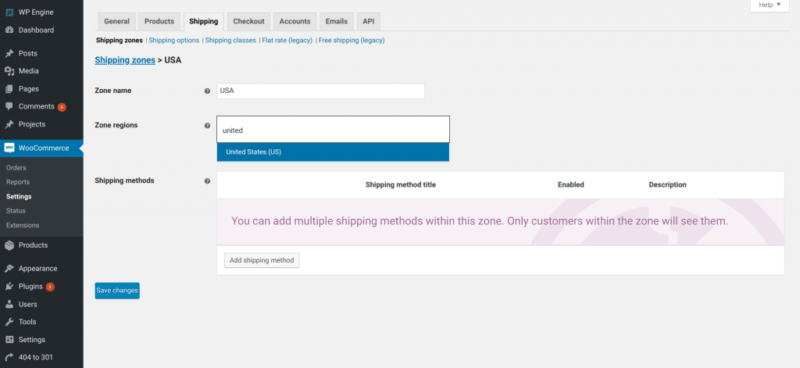 WooCommerce'de Nakliye Bölgeleri, Nakliye Oranları, Nakliye Sınıfları nasıl kurulur