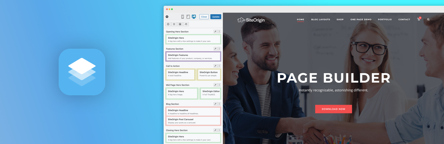 SiteOrigin Meilleur constructeur de pages WordPress gratuit