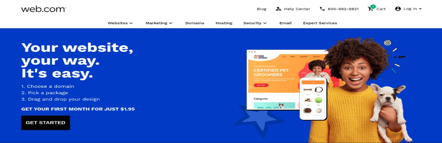 Web.com 網站建設者