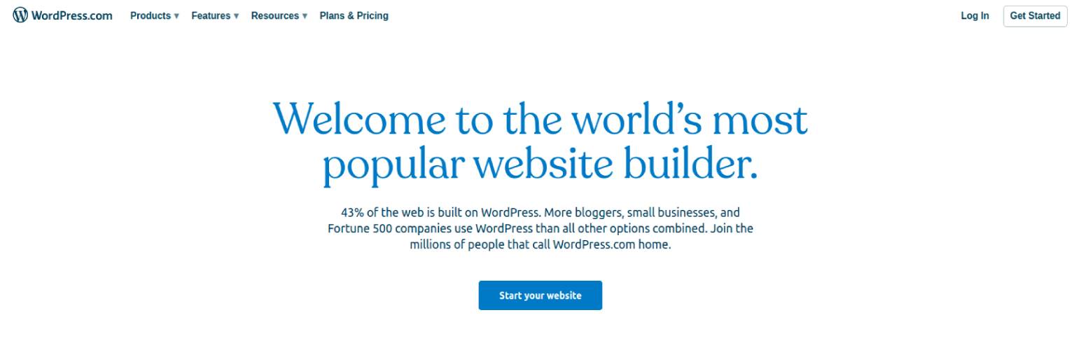 WordPress.com 最佳博客和網站平台