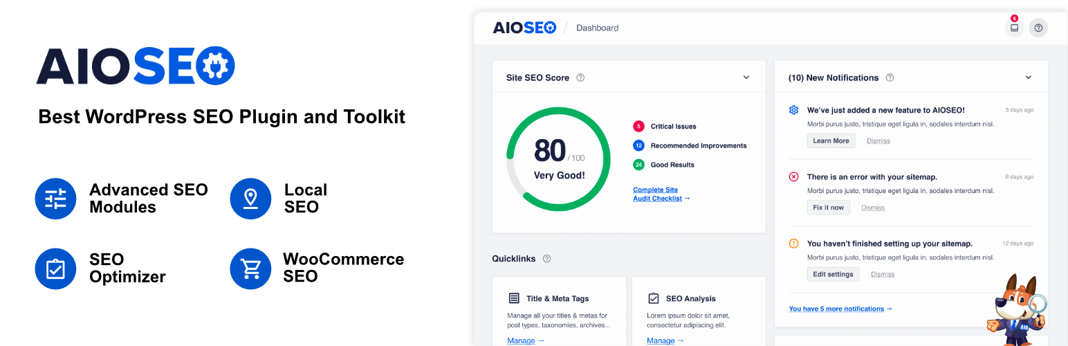 AIOSEO En İyi WordPress SEO Eklentisi