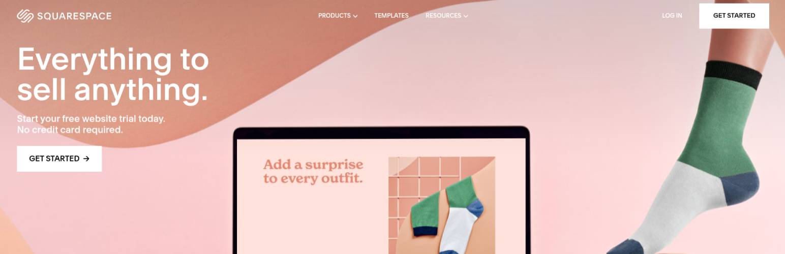 Squarespace 網站建設者