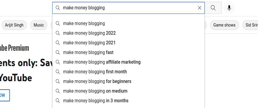 แนะนำอัตโนมัติของ YouTube สำหรับการทำเงินบล็อก