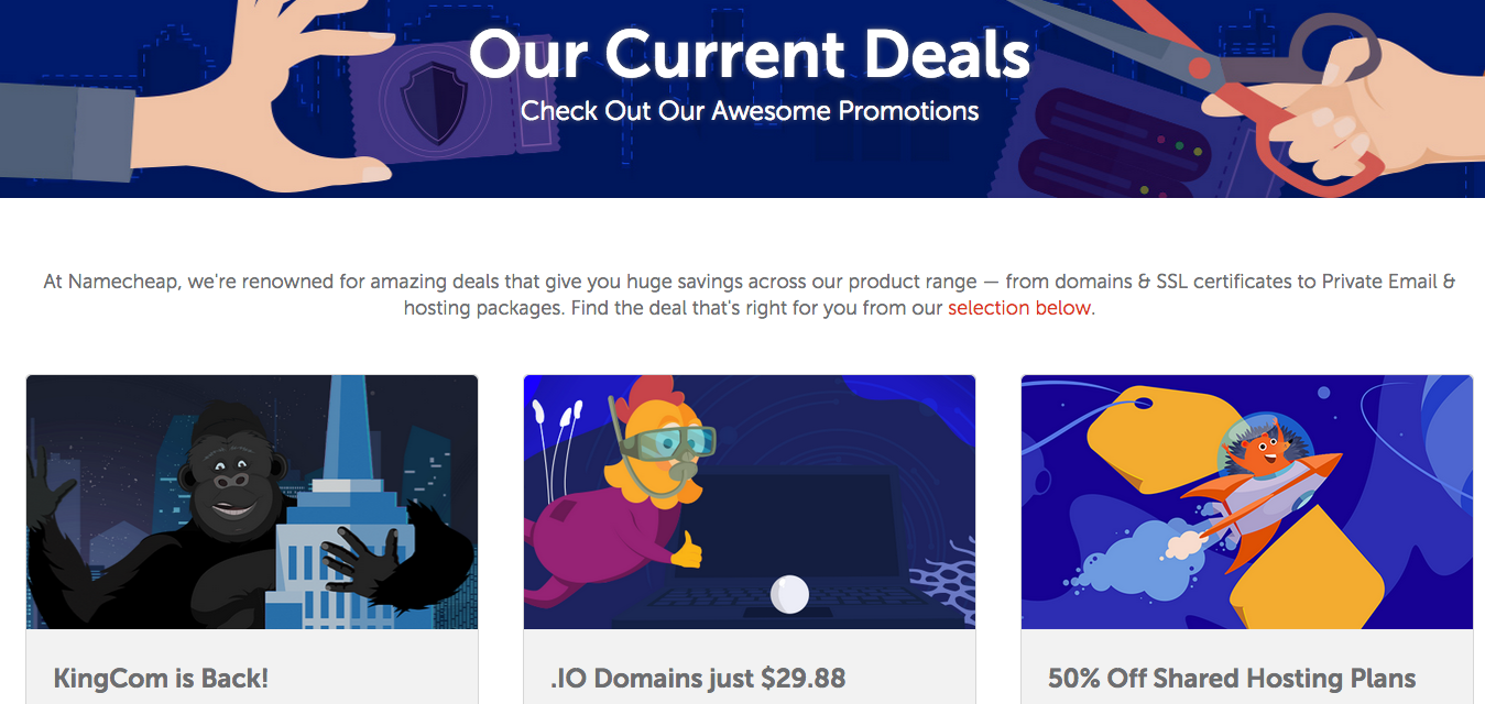 Namecheap Aktuelle Promo-Codes