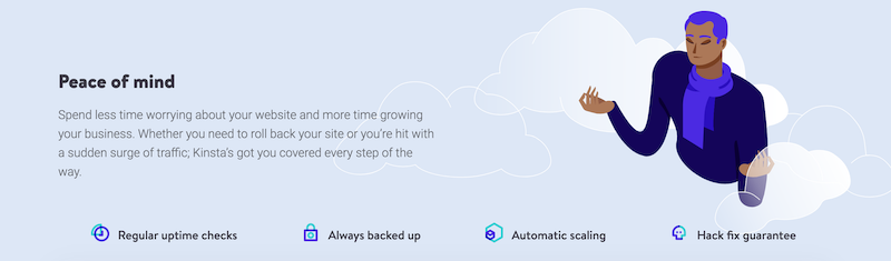 Kinsta 让您高枕无忧