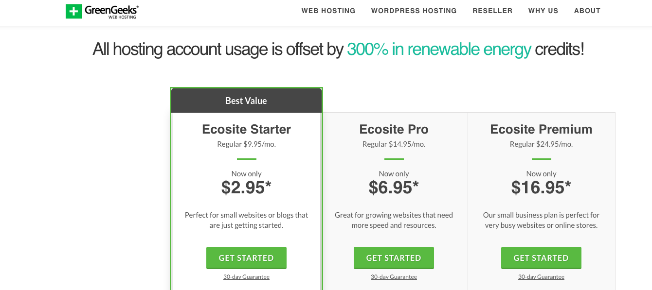 Harga GreenGeeks