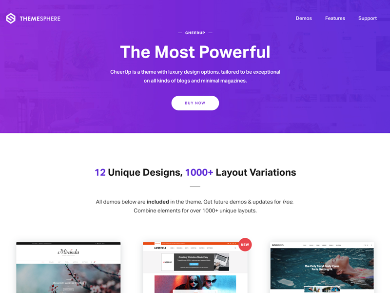 Tema WordPress Cheerup