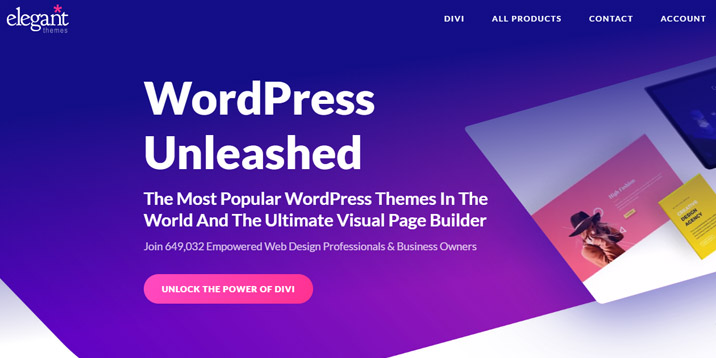 Pilih tema WordPress