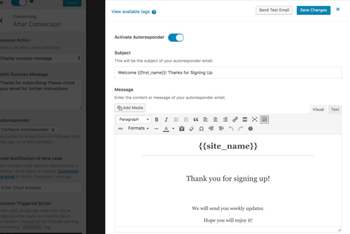 mailoptin wordpress eklenti incelemesi