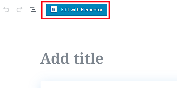 Come configurare Elementor
