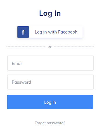 tidioはFacebookでログインします