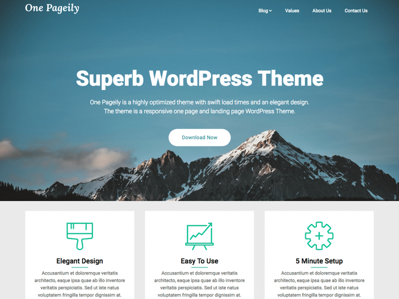 クランとギルドのウェブサイト用の1つのPageilyWordPressテーマ