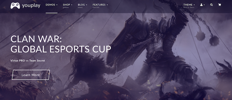 Tema WordPress Youplay