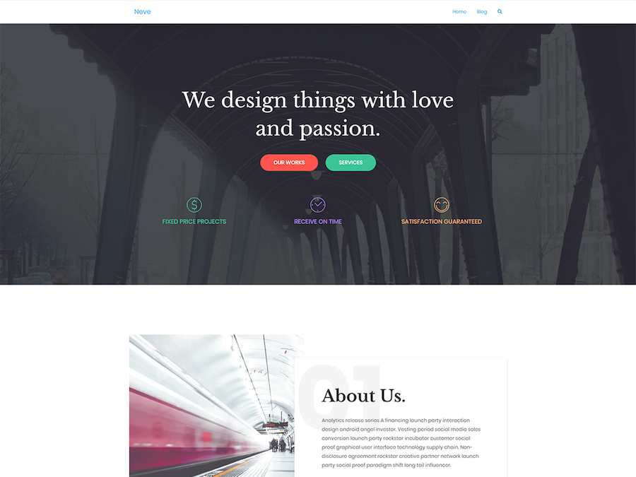 Tema Neve WordPress