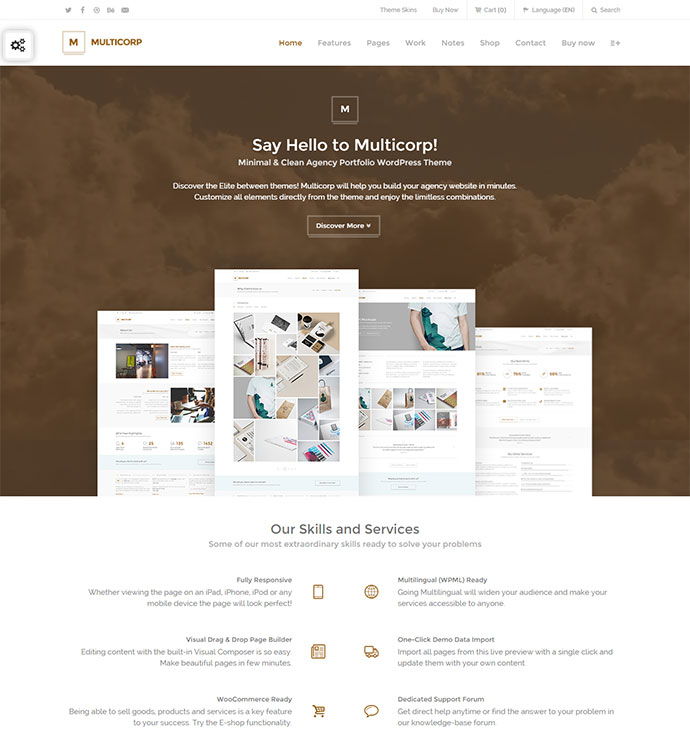 클린 에이전시 WordPress 테마