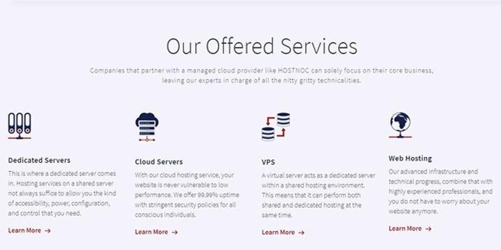 servicii hostnoc