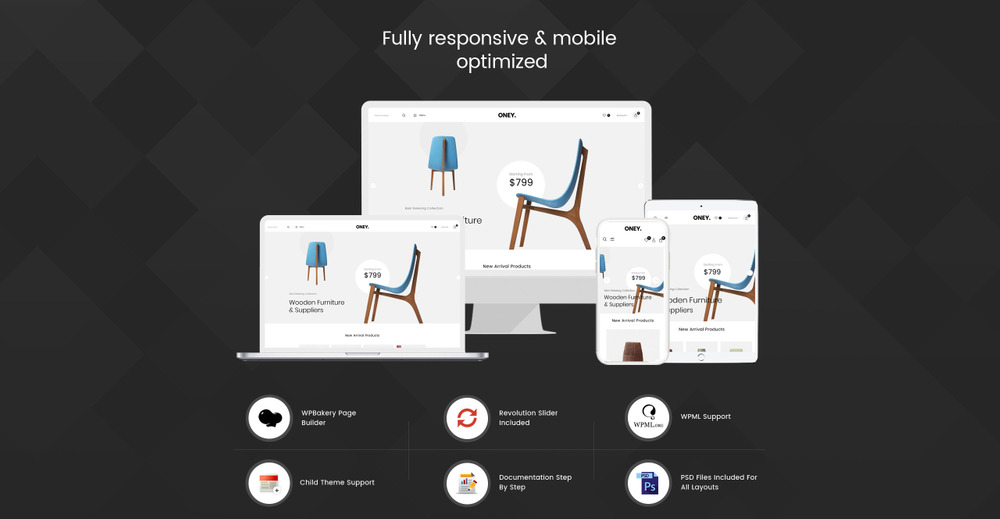 tema oney wordpress untuk situs web eCommerce