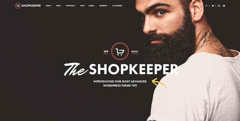 tema wordpress penjaga toko untuk situs web eCommerce