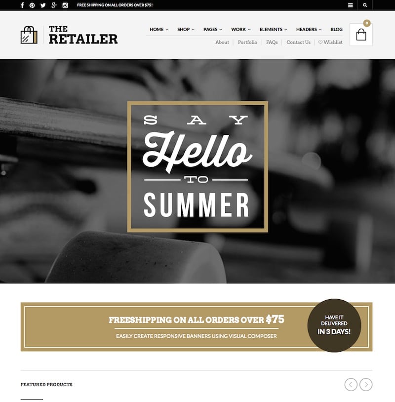Tema wordpress pengecer untuk situs web eCommerce