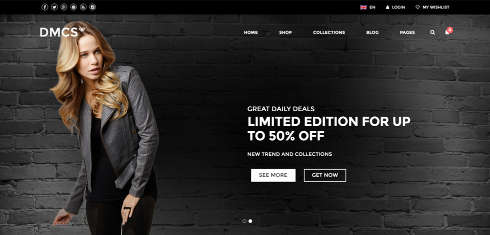 tema wordpress dcms untuk situs web eCommerce