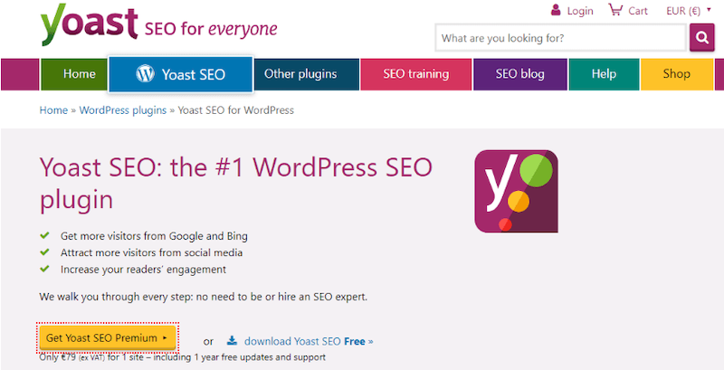 Plugin de référencement Yoast