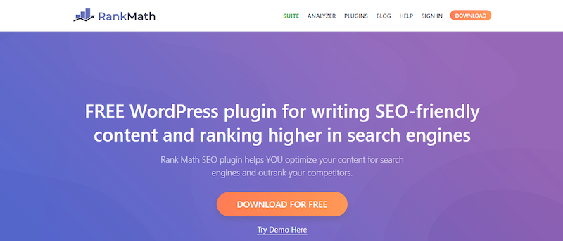 plugin de référencement rankmath