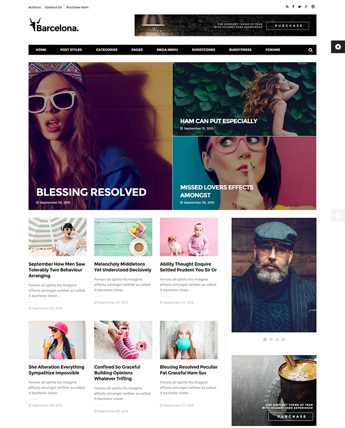 Тема WordPress для чистых новостей и журналов