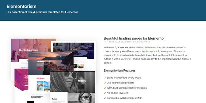thème wordpress élémentorisme par cssigniter