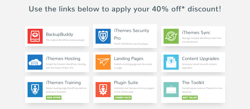Code promo iThemes