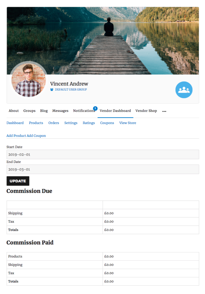 Vendor-Dashboard