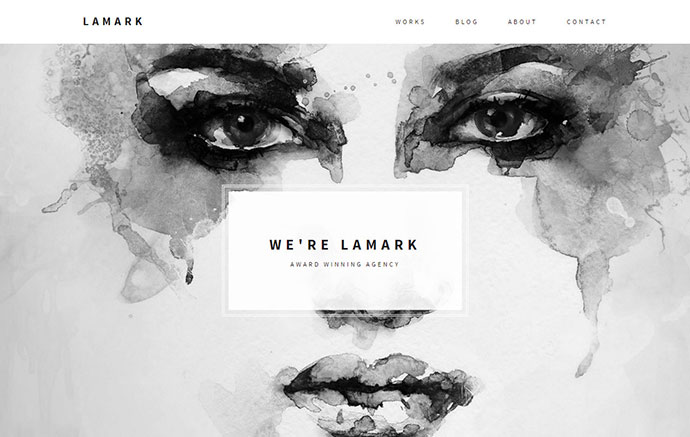 Lamark - Minimales Agentur-Portfolio-Thema