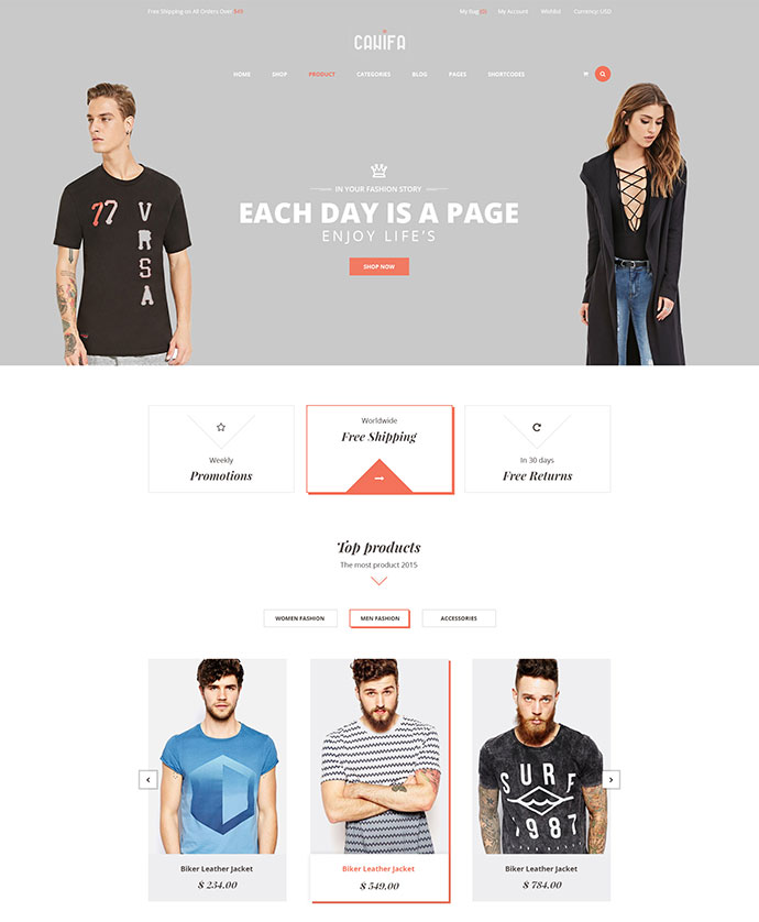 Canifa Das Mode-WooCommerce-WordPress-Theme