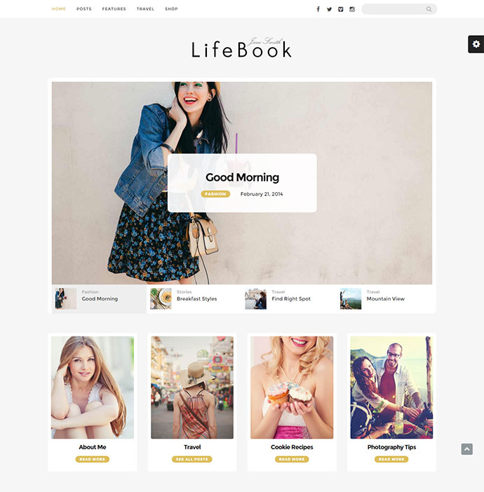 Retina-fähiges WordPress-Theme mit modernem Design