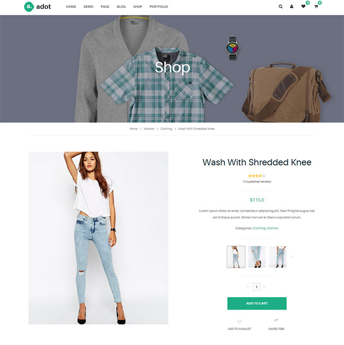 E-Commerce-WordPress-Thema