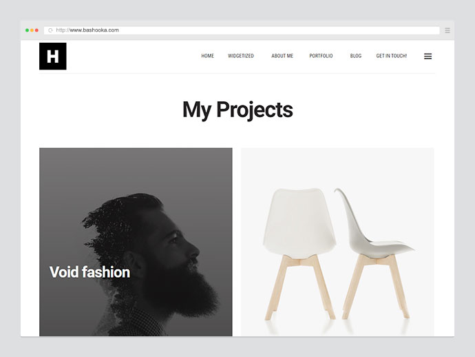 Higgs Ein minimalistisches WordPress-Portfolio- und Blog-Theme