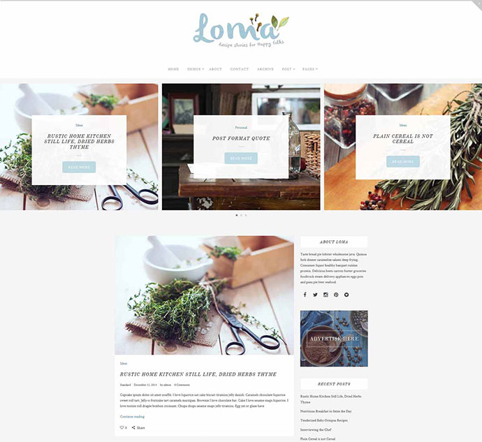 WP-Blog-Theme für WordPress