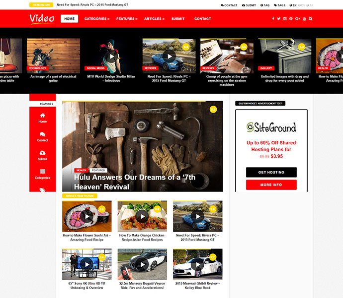 Video-News = WordPress-Magazin / Zeitungsthema