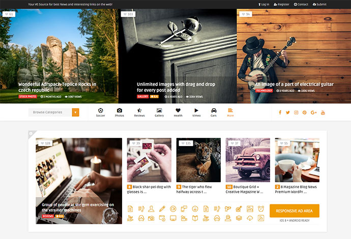 Foot - Grid Front-End Submission Content Sharing
