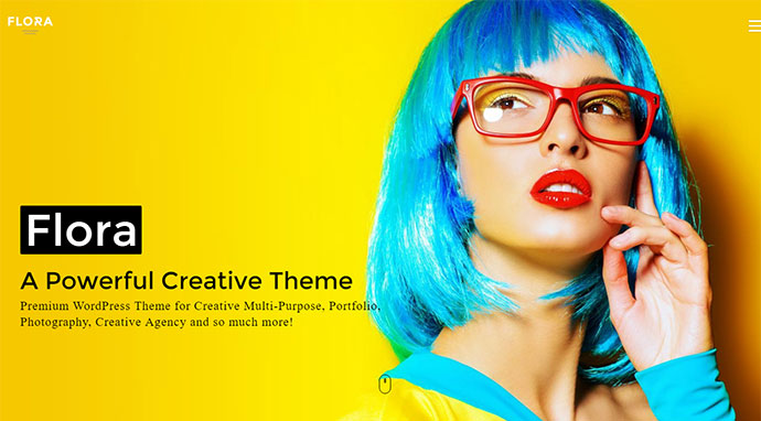 Flora - Responsives kreatives WordPress-Theme