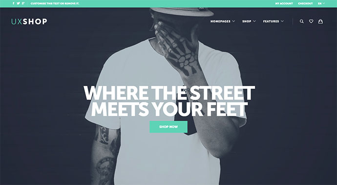UX Shop - Responsives WooCommerce-Thema