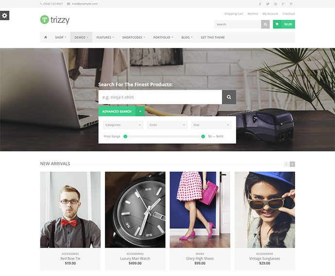 Trizzy - Mehrzweck-WooCommerce-WordPress-Theme