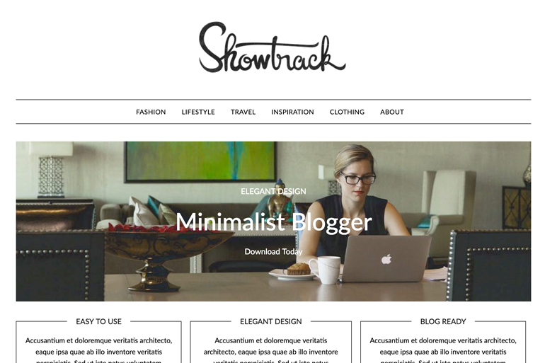 Minimalistblogger WordPress 主題可以免費下載